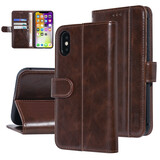 UNIQ Accessory UNIQ Accessory Bruin hoesje iPhone Xs Max - Book Case - Zachte huid UNIQ Accessory UNIQ Accessory Bruin hoesje iPhone Xs Max - Book Case - Zachte huid