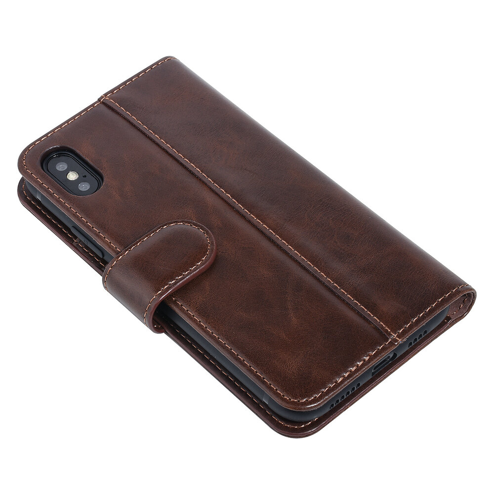 UNIQ Accessory UNIQ Accessory iPhone Xs Max Braun Sanfte Berührung Book-Case hul UNIQ Accessory UNIQ Accessory iPhone Xs Max Braun Sanfte Berührung Book-Case hul