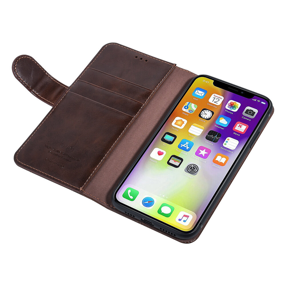 UNIQ Accessory UNIQ Accessory iPhone Xs Max Braun Sanfte Berührung Book-Case hul UNIQ Accessory UNIQ Accessory iPhone Xs Max Braun Sanfte Berührung Book-Case hul
