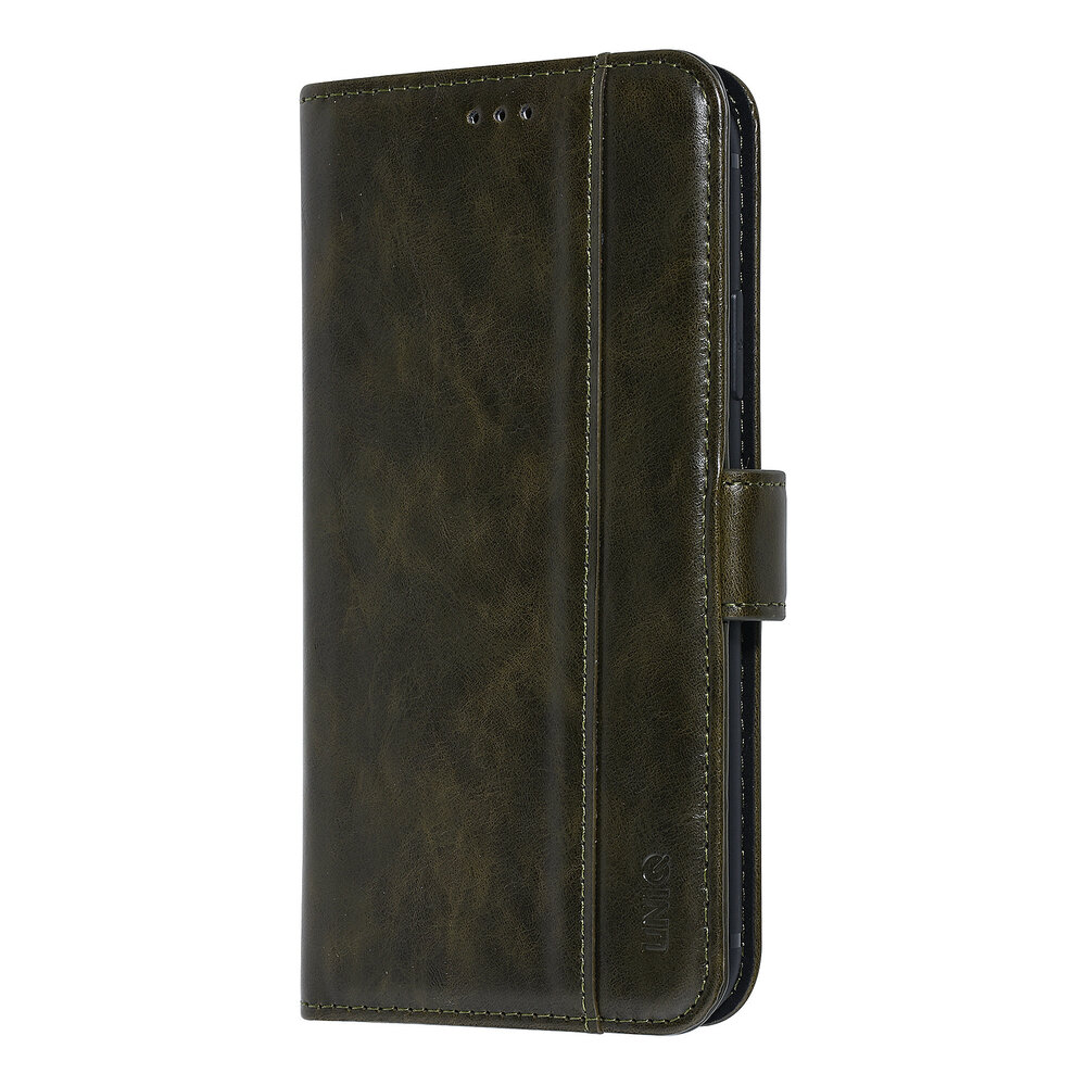 UNIQ Accessory UNIQ Accessory Apple iPhone Xs Max Dark Green Soft Touch Book type case UNIQ Accessory UNIQ Accessory Apple iPhone Xs Max Dark Green Soft Touch Book type case