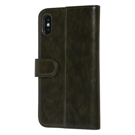 UNIQ Accessory UNIQ Accessory Apple iPhone Xs Max Dark Green Soft Touch Book type case UNIQ Accessory UNIQ Accessory Apple iPhone Xs Max Dark Green Soft Touch Book type case