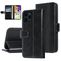 UNIQ Accessory DonkerGroen hoesje iPhone Xs Max - Book Case - Zachte huid