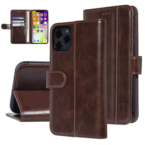 UNIQ Accessory UNIQ Accessory iPhone 11 Pro Max Braun Sanfte Berührung Book-Case hul UNIQ Accessory UNIQ Accessory iPhone 11 Pro Max Braun Sanfte Berührung Book-Case hul