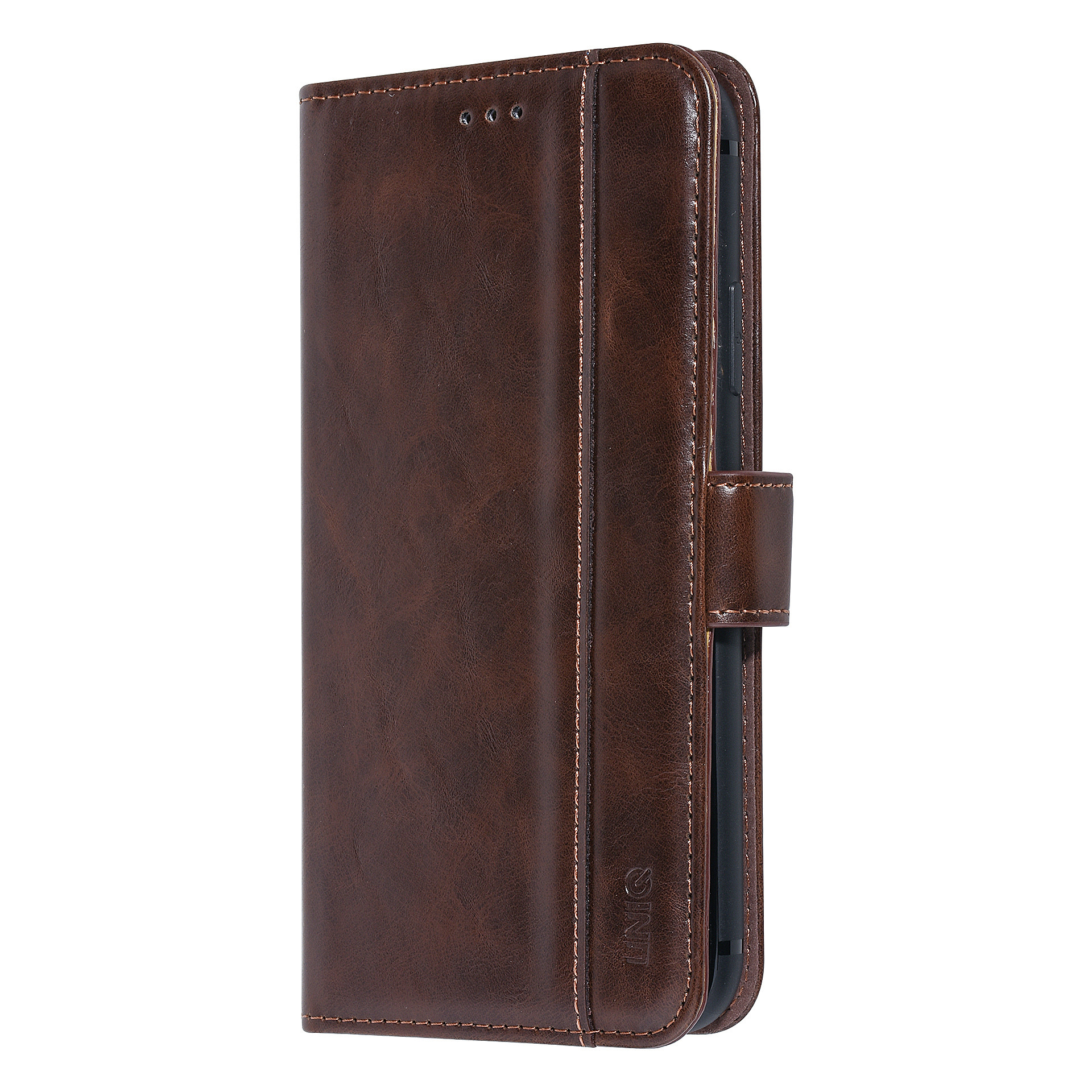 UNIQ Accessory UNIQ Accessory Bruin hoesje iPhone 11 Pro Max - Book Case - Zachte huid, foto 2 van 6