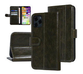 UNIQ Accessory UNIQ Accessory iPhone 11 Pro Max Donkelgrün Sanfte Berührung Book-Case hul UNIQ Accessory UNIQ Accessory iPhone 11 Pro Max Donkelgrün Sanfte Berührung Book-Case hul