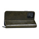 UNIQ Accessory UNIQ Accessory DonkerGroen hoesje iPhone 11 Pro Max - Book Case - Zachte huid UNIQ Accessory UNIQ Accessory DonkerGroen hoesje iPhone 11 Pro Max - Book Case - Zachte huid