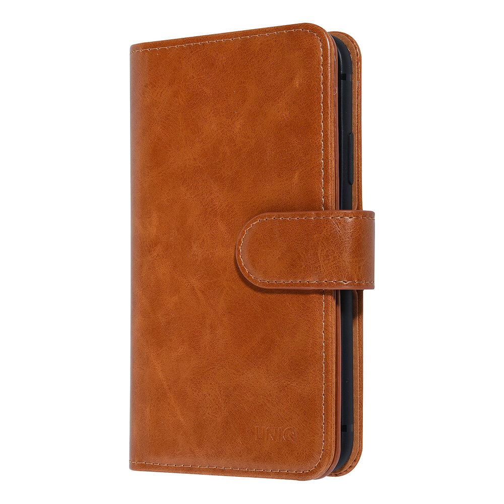 UNIQ Accessory UNIQ Accessory Apple iPhone X-Xs Dark Brown Soft Touch Book type case UNIQ Accessory UNIQ Accessory Apple iPhone X-Xs Dark Brown Soft Touch Book type case