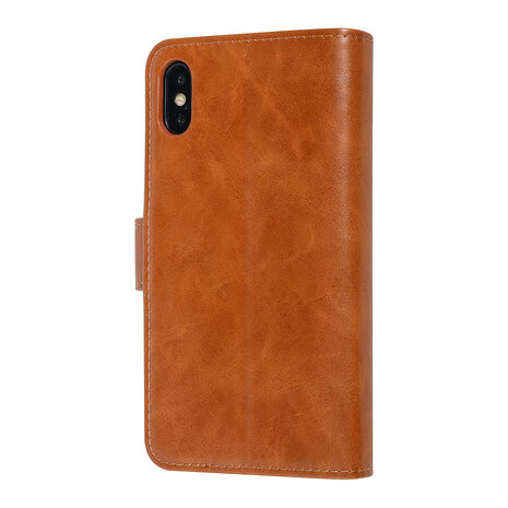 UNIQ Accessory UNIQ Accessory Apple iPhone X-Xs Dark Brown Soft Touch Book type case UNIQ Accessory UNIQ Accessory Apple iPhone X-Xs Dark Brown Soft Touch Book type case