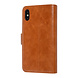 UNIQ Accessory UNIQ Accessory Apple iPhone X-Xs Dark Brown Soft Touch Book type case UNIQ Accessory UNIQ Accessory Apple iPhone X-Xs Dark Brown Soft Touch Book type case