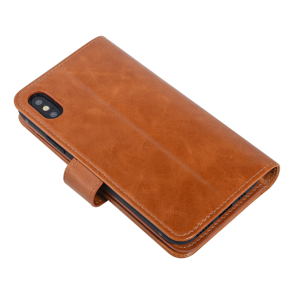 UNIQ Accessory UNIQ Accessory Apple iPhone X-Xs Dark Brown Soft Touch Book type case UNIQ Accessory UNIQ Accessory Apple iPhone X-Xs Dark Brown Soft Touch Book type case