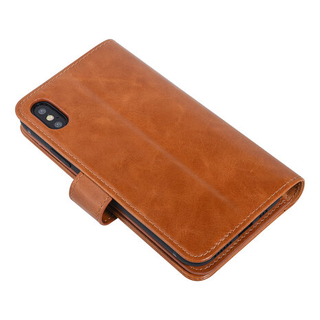 UNIQ Accessory UNIQ Accessory Apple iPhone X-Xs Dark Brown Soft Touch Book type case UNIQ Accessory UNIQ Accessory Apple iPhone X-Xs Dark Brown Soft Touch Book type case