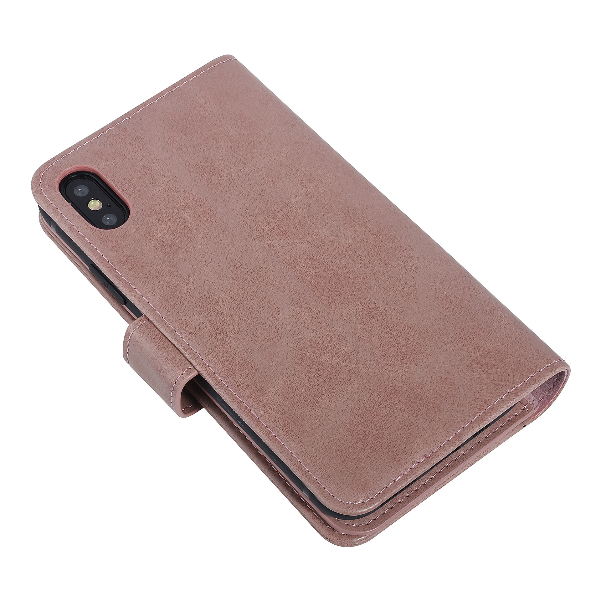 UNIQ Accessory UNIQ Accessory Roze hoesje iPhone X-Xs - Book Case - Zachte huid, foto 5 van 6