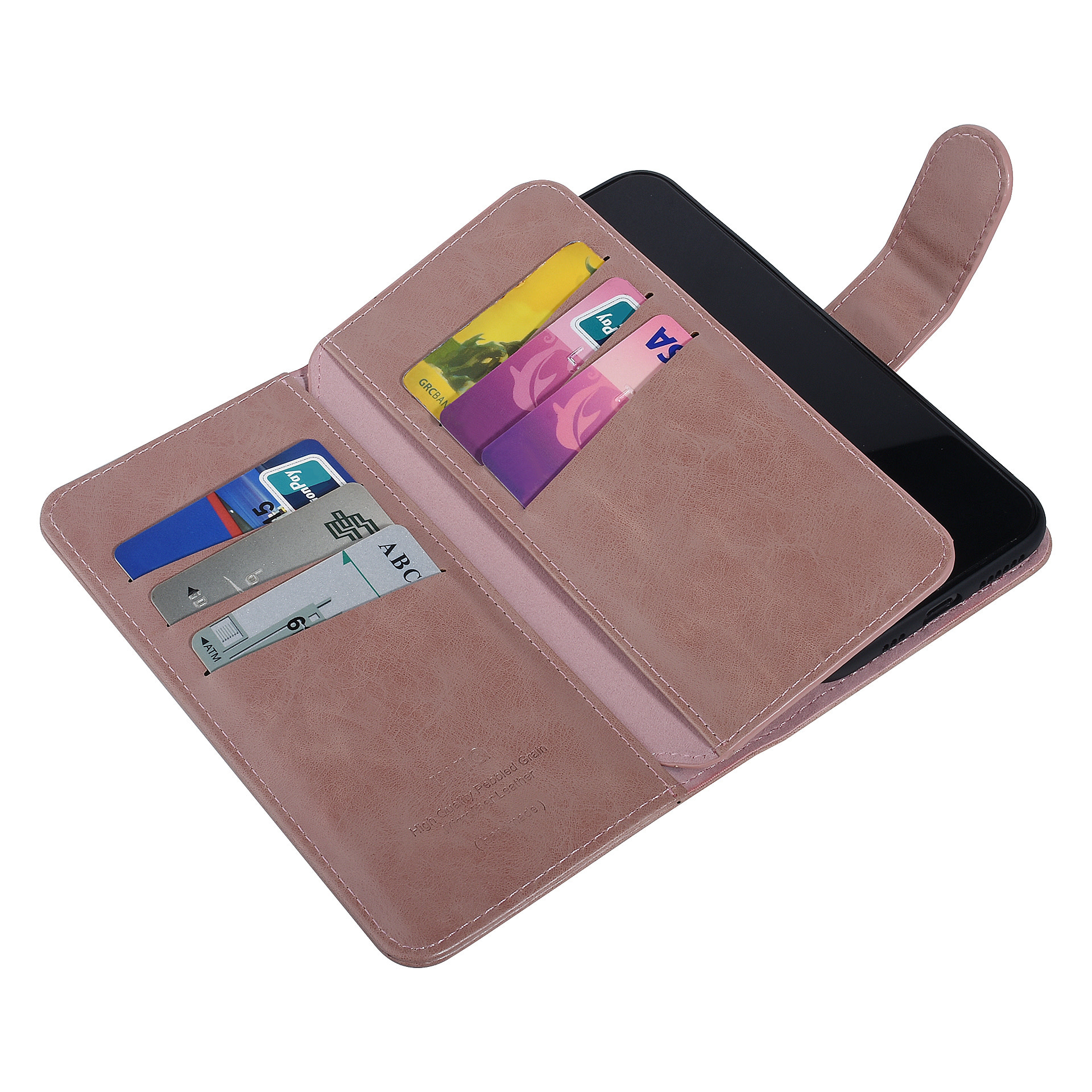 UNIQ Accessory UNIQ Accessory Roze hoesje iPhone X-Xs - Book Case - Zachte huid, foto 6 van 6
