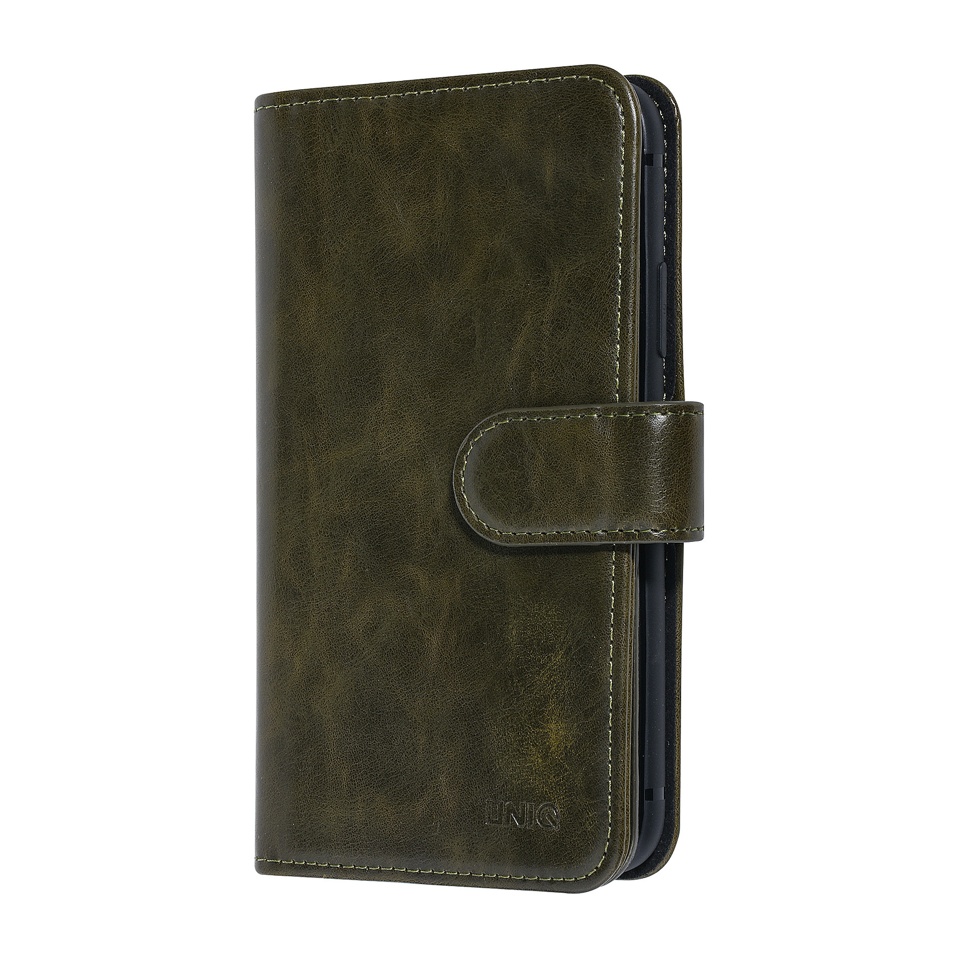 UNIQ Accessory UNIQ Accessory Donkergroen hoesje iPhone X-Xs - Book Case - Zachte huid, foto 2 van 6