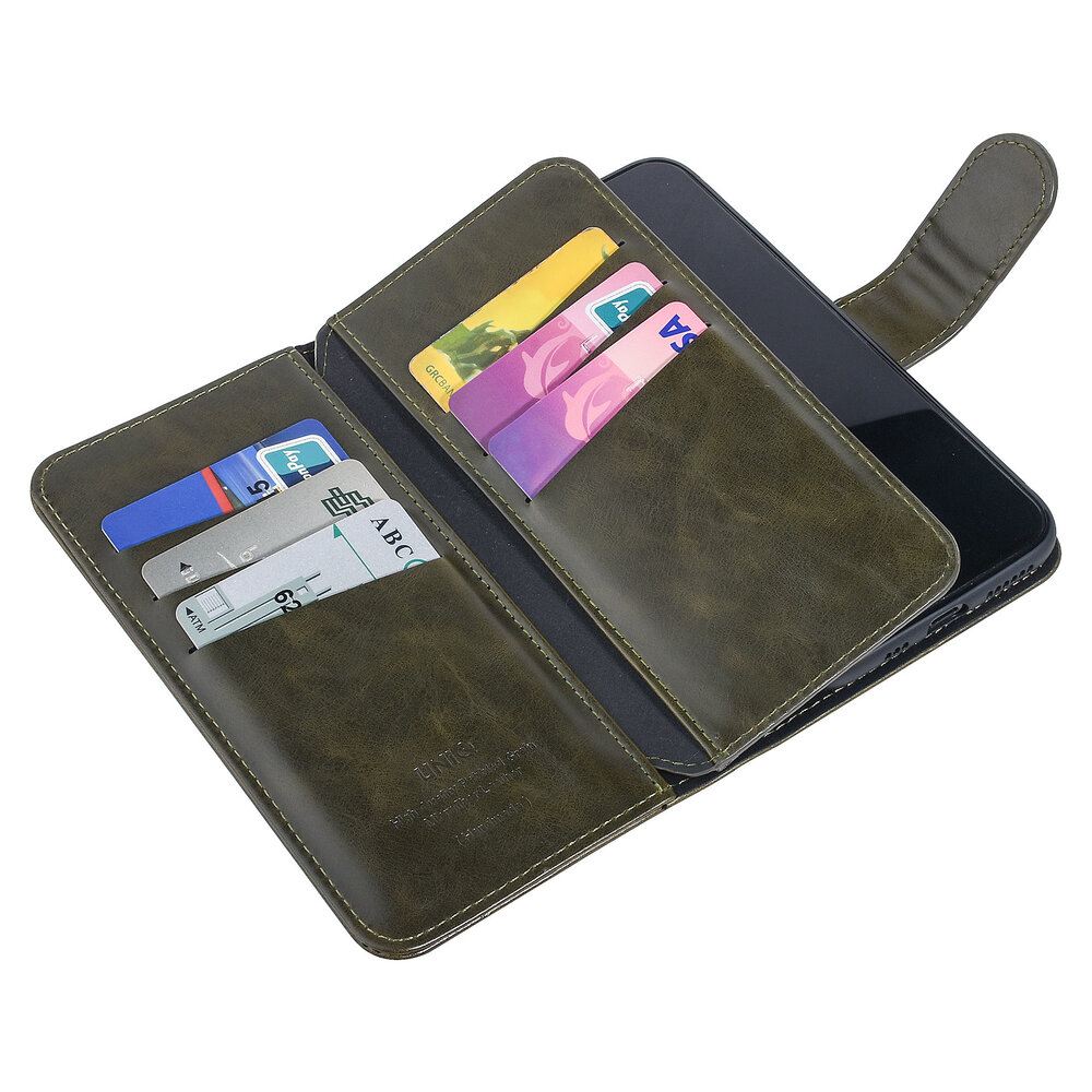 UNIQ Accessory UNIQ Accessory iPhone X-Xs Donkelgrün Sanfte Berührung Book-Case hul UNIQ Accessory UNIQ Accessory iPhone X-Xs Donkelgrün Sanfte Berührung Book-Case hul