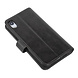 UNIQ Accessory UNIQ Accessory Zwart hoesje iPhone XR - Book Case - Zachte huid UNIQ Accessory UNIQ Accessory Zwart hoesje iPhone XR - Book Case - Zachte huid