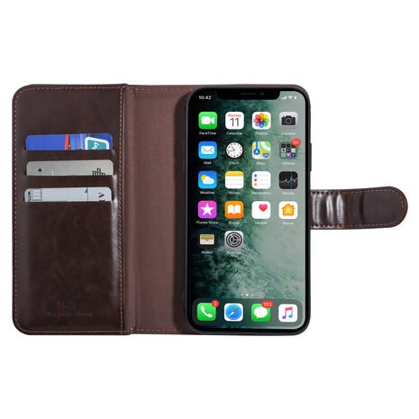 UNIQ Accessory UNIQ Accessory Apple iPhone XR Brown Soft Touch Book type case UNIQ Accessory UNIQ Accessory Apple iPhone XR Brown Soft Touch Book type case