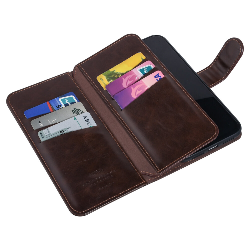 UNIQ Accessory UNIQ Accessory Apple iPhone XR Brown Soft Touch Book type case UNIQ Accessory UNIQ Accessory Apple iPhone XR Brown Soft Touch Book type case