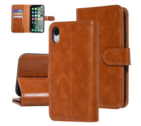 UNIQ Accessory UNIQ Accessory DonkerBruin hoesje iPhone XR - Book Case - Zachte huid UNIQ Accessory UNIQ Accessory DonkerBruin hoesje iPhone XR - Book Case - Zachte huid