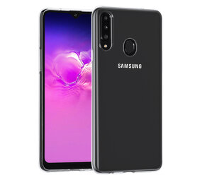 Galaxy A20S Transparent Silicone Back cover coque