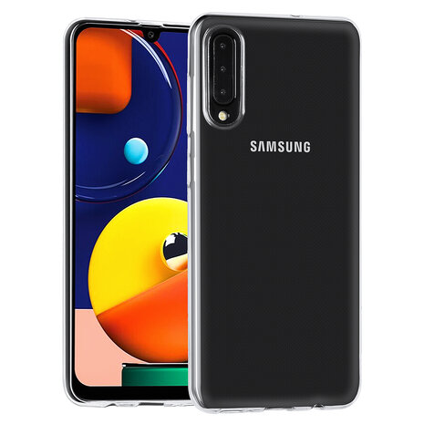 Galaxy A50S Transparent Silicone Back cover coque