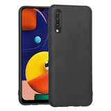 Galaxy A30S Noir Silicone Back cover coque