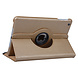 Apple iPad Mini 2-3 Goud 360 graden draaibare hoes - Book Case Tablethoes Apple iPad Mini 2-3 Goud 360 graden draaibare hoes - Book Case Tablethoes