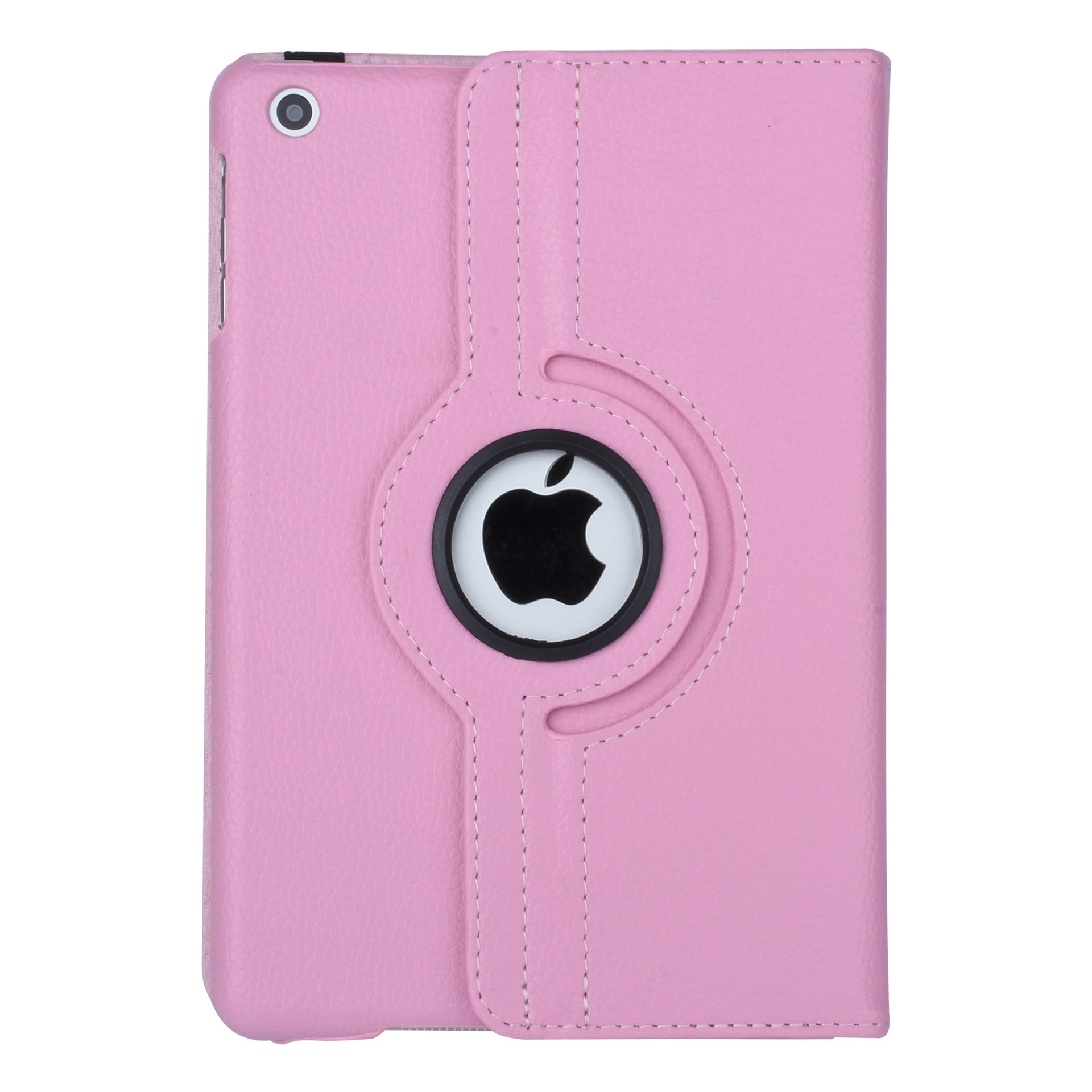 Apple iPad Mini 2-3 Roze 360 graden draaibare hoesje - Book Case Tablethoes, foto 2 van 6