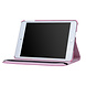 Housse pour Apple iPad Mini 5 / 4 Book Case 360 Graden Draaibaar - Pink Leer Cover Rotatie Housse voor iPad Mini 5 / 4 Housse pour Apple iPad Mini 5 / 4 Book Case 360 Graden Draaibaar - Pink Leer Cover Rotatie Housse voor iPad Mini 5 / 4