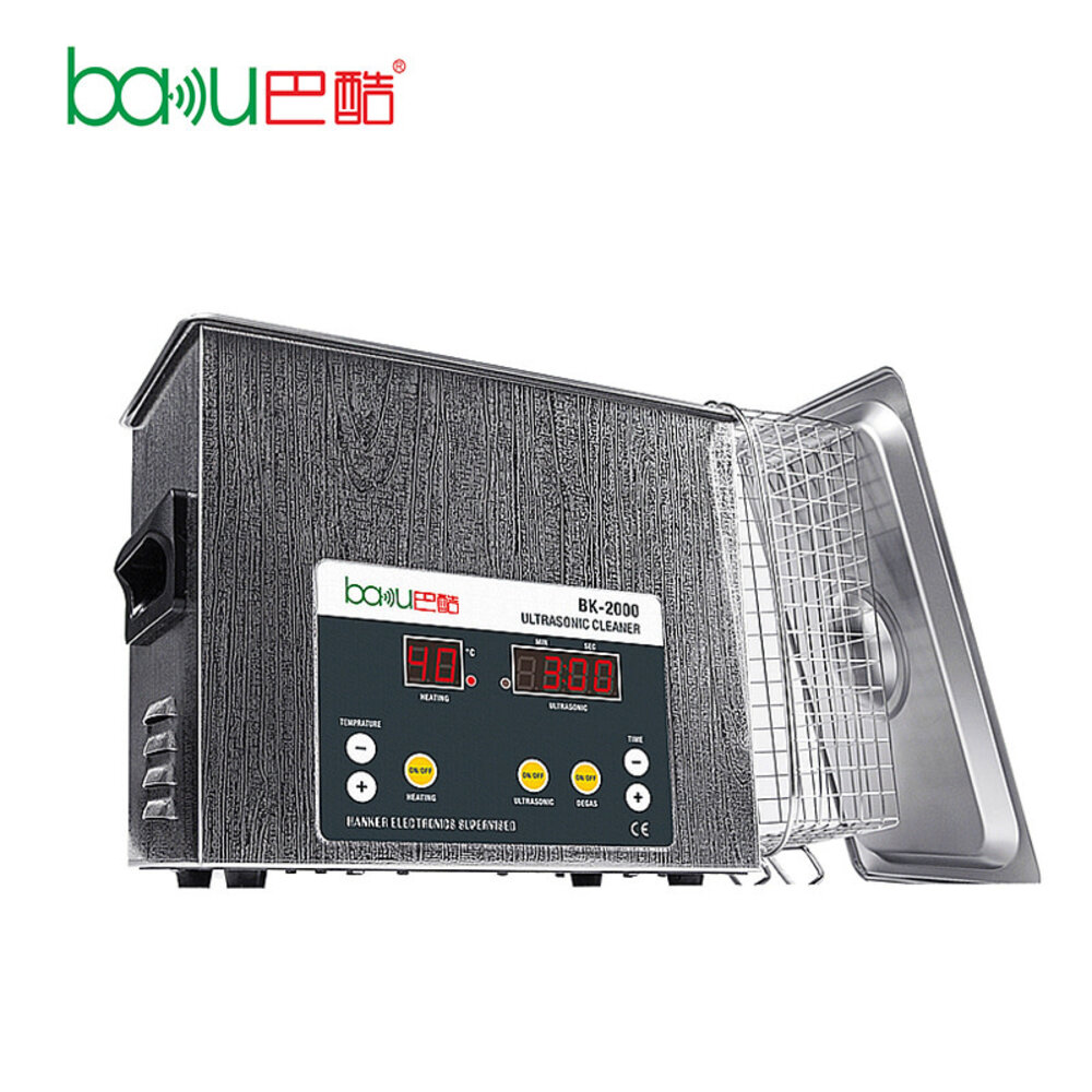 Baku New Product Bk-2000 Professional Ultrasonic Cleaner For Mobile Phone Baku New Product Bk-2000 Professional Ultrasonic Cleaner For Mobile Phone