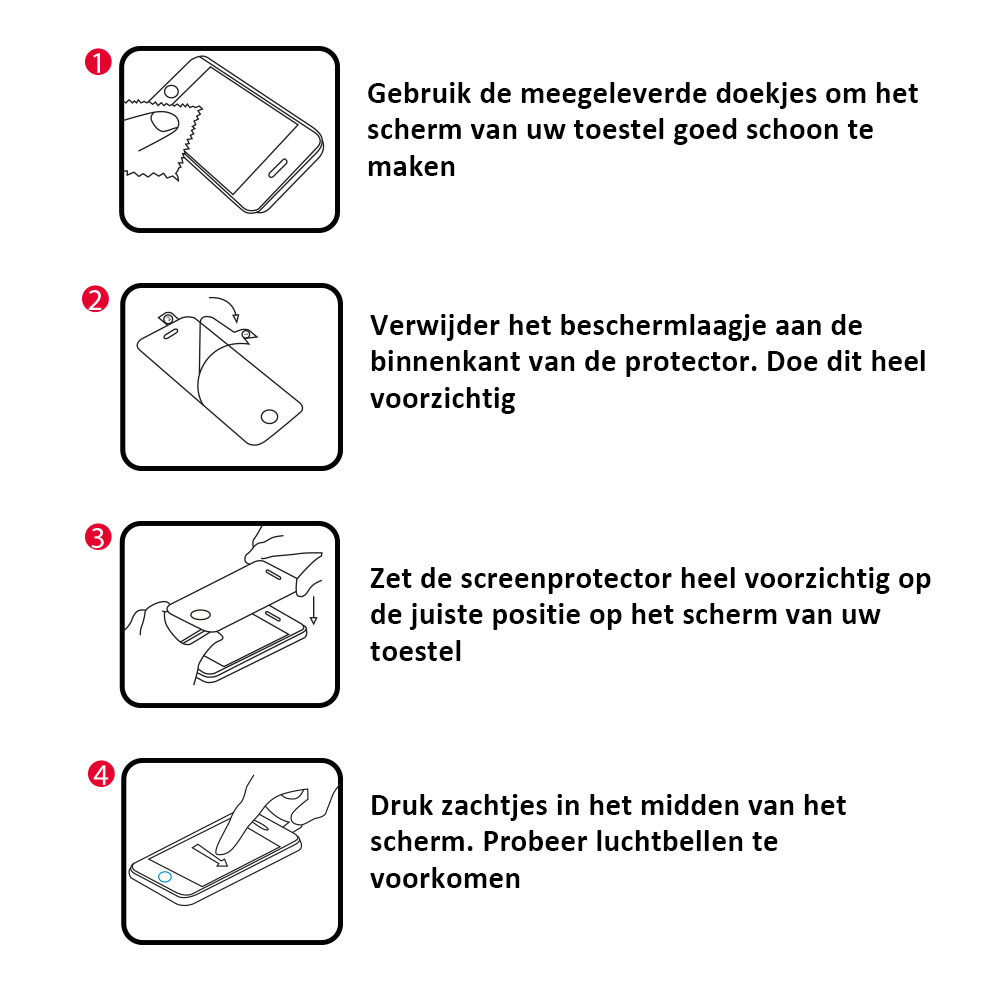 T voor Samsung Tab A 9.7(T550)-Transparant