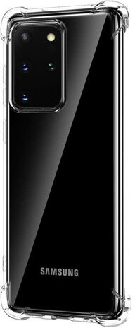 Samsung Galaxy S20 Transparent Back cover case - Anti-Shock Samsung Galaxy S20 Transparent Back cover case - Anti-Shock