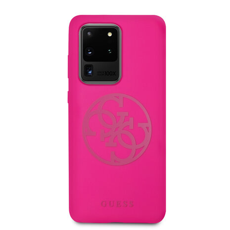Guess Guess Galaxy S20 Ultra Fuchsia Back-Cover hul - GUHCS69LS4GFU Guess Guess Galaxy S20 Ultra Fuchsia Back-Cover hul - GUHCS69LS4GFU