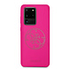 Guess Samsung Galaxy S20 Ultra Fuchsia Backcover hoesje - GUHCS69LS4GFU Guess Samsung Galaxy S20 Ultra Fuchsia Backcover hoesje - GUHCS69LS4GFU
