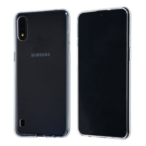 Samsung Galaxy A01 Transparent Back-Cover hul - Sanfte Berührung Samsung Galaxy A01 Transparent Back-Cover hul - Sanfte Berührung
