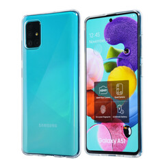 Samsung Galaxy A51 Transparent Back cover case - Soft Touch
