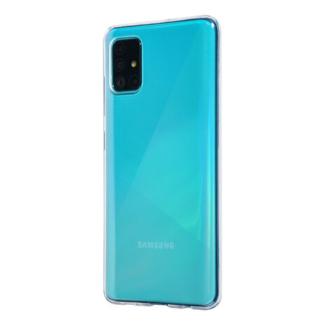 Samsung Galaxy A51 Transparent Back-Cover hul - Sanfte Berührung Samsung Galaxy A51 Transparent Back-Cover hul - Sanfte Berührung