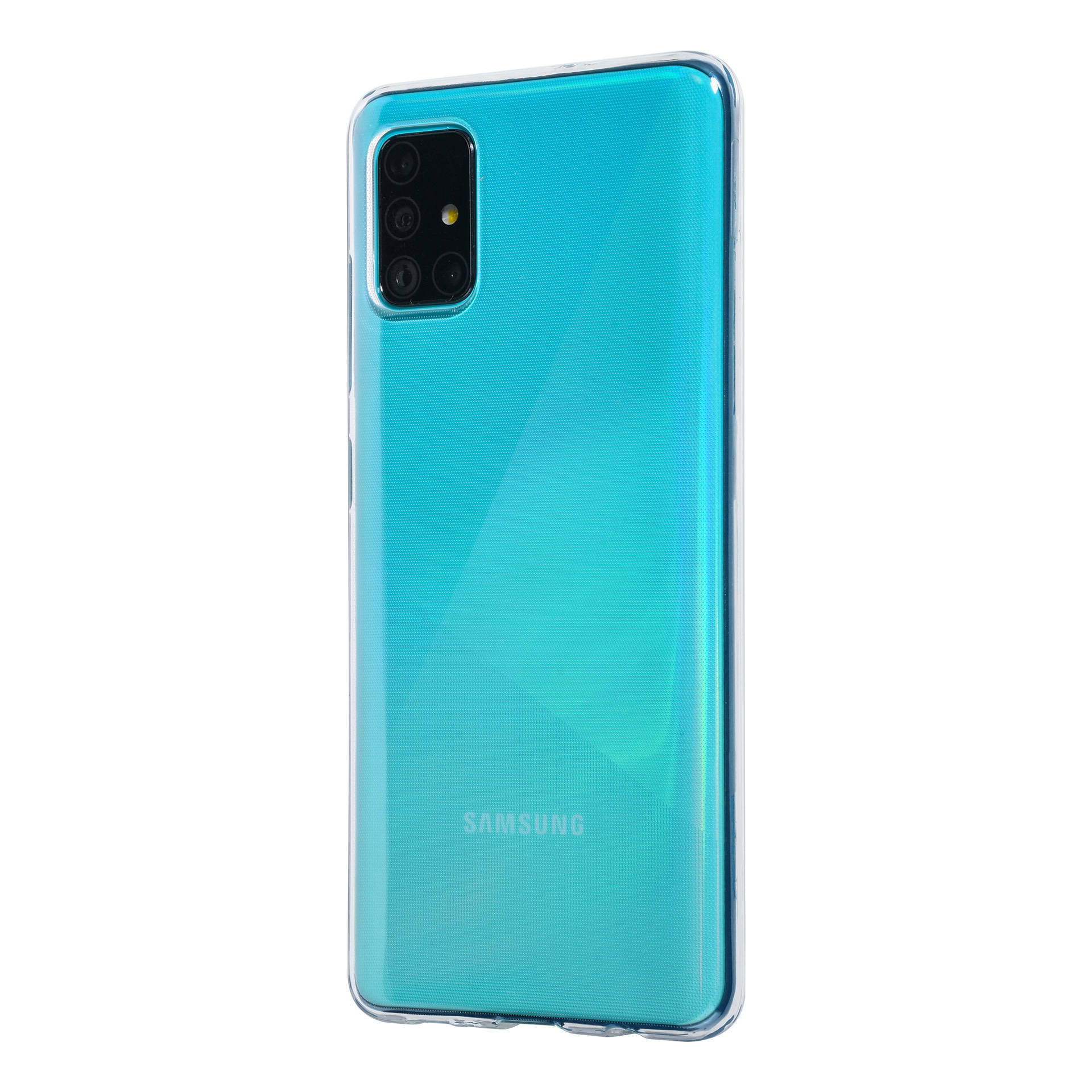 Samsung Galaxy A51 Transparant Backcover hoesje - Zachte aanraking, foto 2 van 4