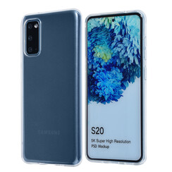 Samsung Galaxy S20 Transparent Back-Cover hul - Sanfte Berührung