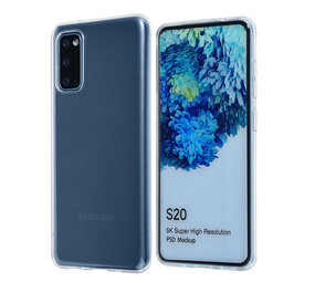 Samsung Galaxy S20 Transparent Back cover case - Soft Touch Samsung Galaxy S20 Transparent Back cover case - Soft Touch