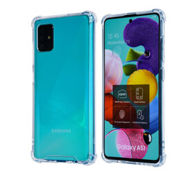 Samsung Galaxy A51 Transparent Back cover case - Anti-Shock Samsung Galaxy A51 Transparent Back cover case - Anti-Shock