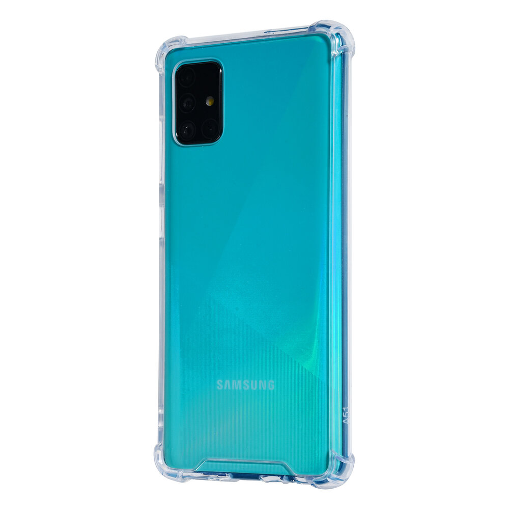 Samsung Galaxy A51 Transparent Back-Cover hul - Anti-Shock Samsung Galaxy A51 Transparent Back-Cover hul - Anti-Shock