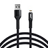 UNIQ Accessory Lightning USB-Kabel 200cm Schnellladegerät Datenübertragung - Schwarz UNIQ Accessory Lightning USB-Kabel 200cm Schnellladegerät Datenübertragung - Schwarz