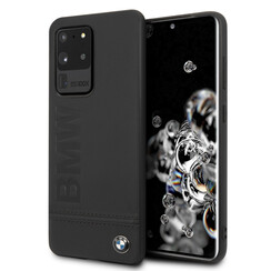 BMW Samsung Galaxy S20 Ultra zwart Backcover hoesje - logo Imprint