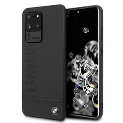 BMW Samsung Galaxy S20 Ultra zwart Backcover hoesje - logo Imprint