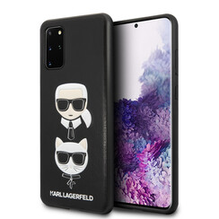 Karl Lagerfeld Samsung Galaxy S20 Plus Impression Back cover coque - Embossé en cuir