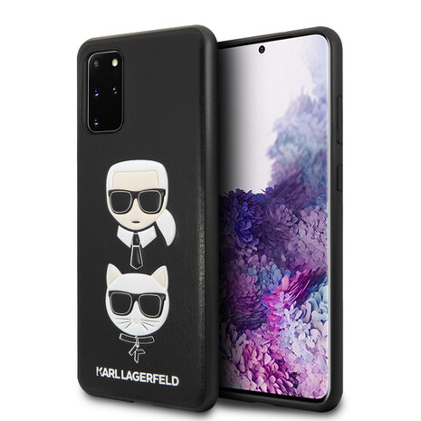 Karl Lagerfeld Karl Lagerfeld Samsung Galaxy S20 Plus Afdrukken Backcover hoesje - Leer In reliëf Karl Lagerfeld Karl Lagerfeld Samsung Galaxy S20 Plus Afdrukken Backcover hoesje - Leer In reliëf