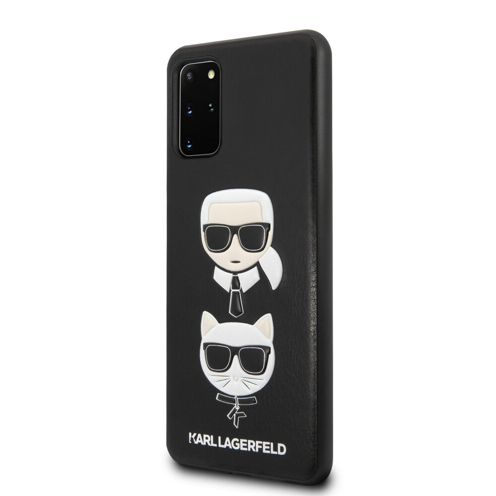 Karl Lagerfeld Karl Lagerfeld Samsung Galaxy S20 Plus Afdrukken Backcover hoesje - Leer In reliëf Karl Lagerfeld Karl Lagerfeld Samsung Galaxy S20 Plus Afdrukken Backcover hoesje - Leer In reliëf