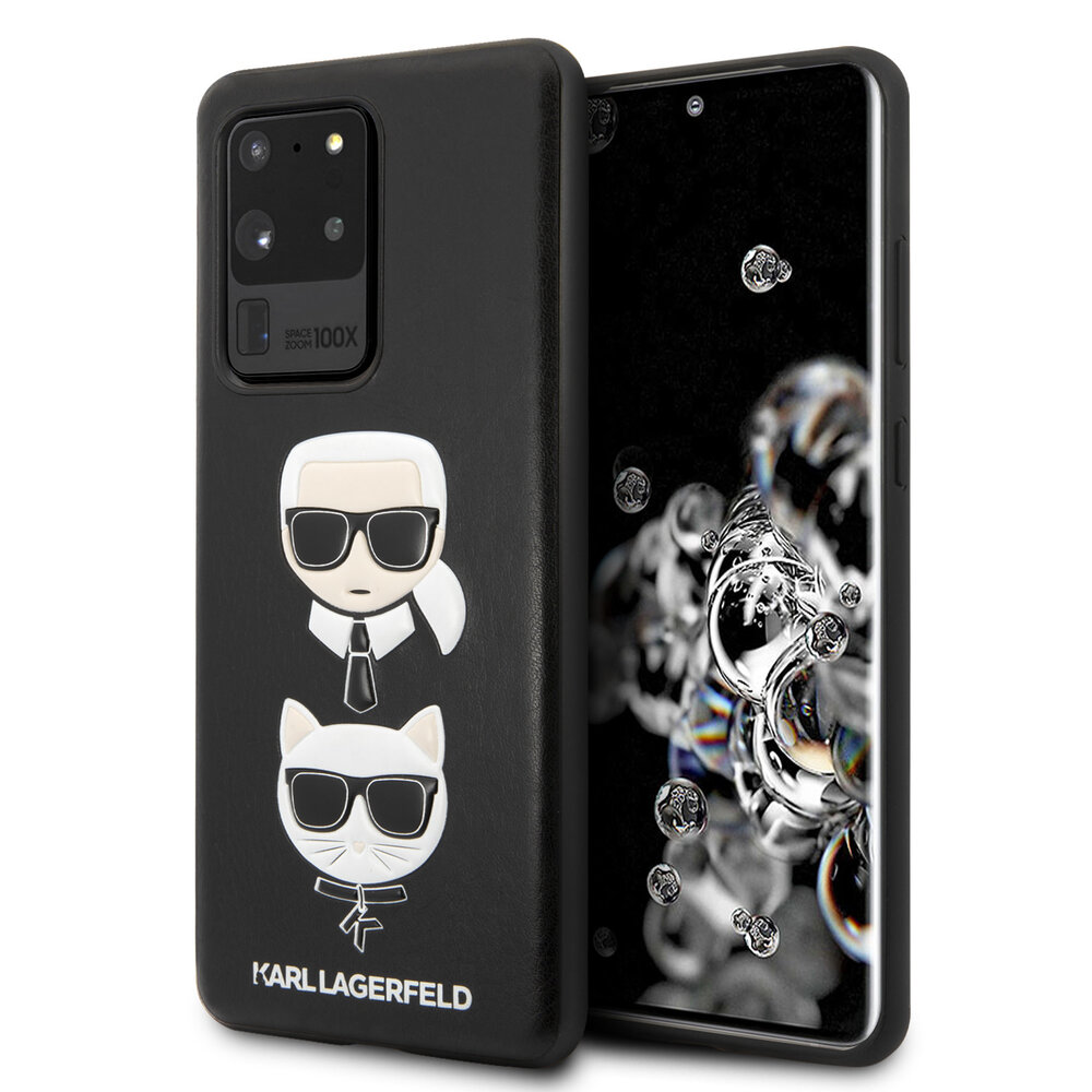 Karl Lagerfeld Karl Lagerfeld Samsung Galaxy S20 Ultra Print Back cover case - Leather Embossed Karl Lagerfeld Karl Lagerfeld Samsung Galaxy S20 Ultra Print Back cover case - Leather Embossed