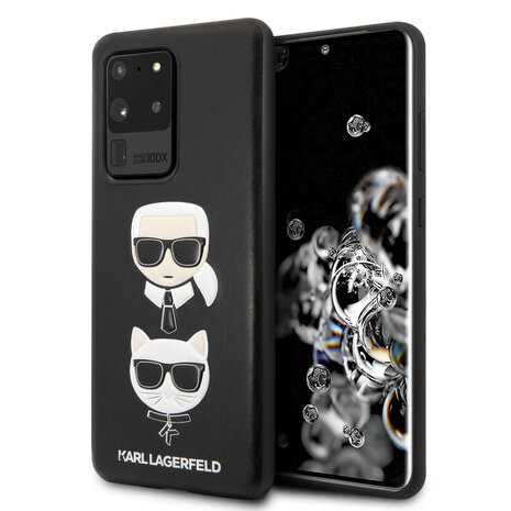 Karl Lagerfeld Karl Lagerfeld Samsung Galaxy S20 Ultra Print Back cover case - Leather Embossed Karl Lagerfeld Karl Lagerfeld Samsung Galaxy S20 Ultra Print Back cover case - Leather Embossed